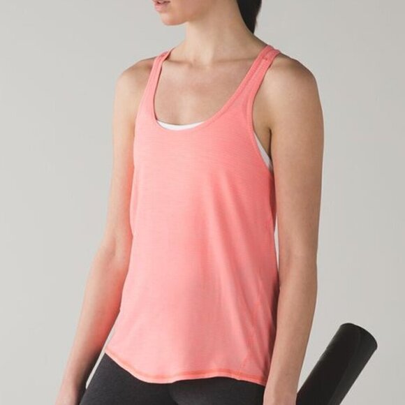 Lululemon Salute the Sun Tank - 4 Heathered Very Light Flare - Picture 2 of 5